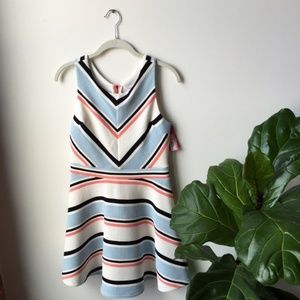 NWT Xhilaration Women’s Textured Striped Dress S